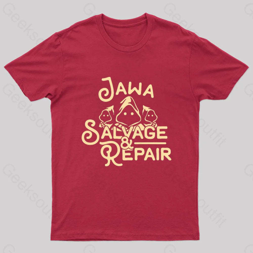 Jawa Salvage & Repair Geek T-Shirt Red / S