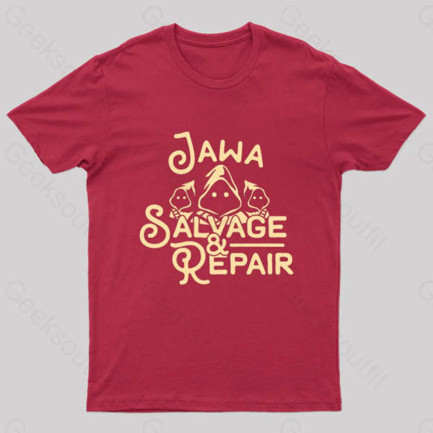 Jawa Salvage & Repair Geek T-Shirt Red / S