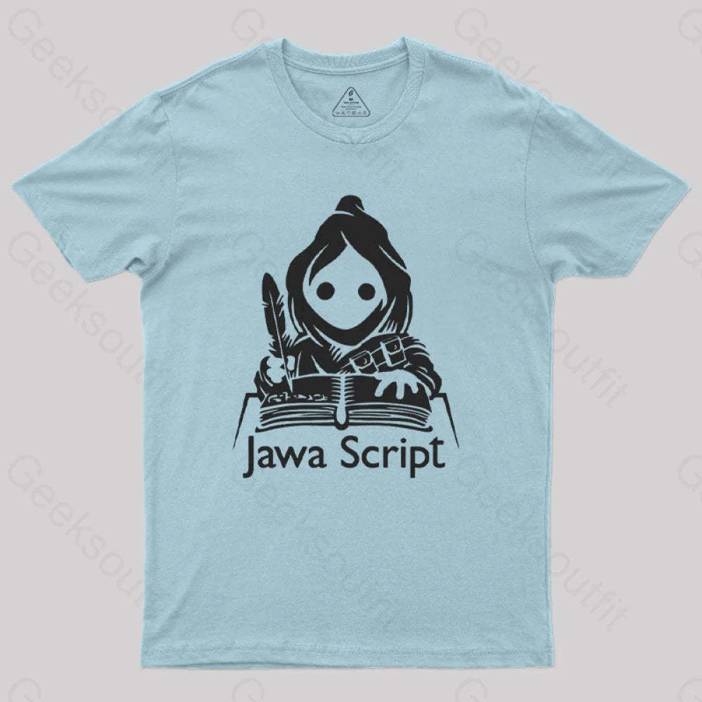 Jawa Script T-Shirt Light Blue / S