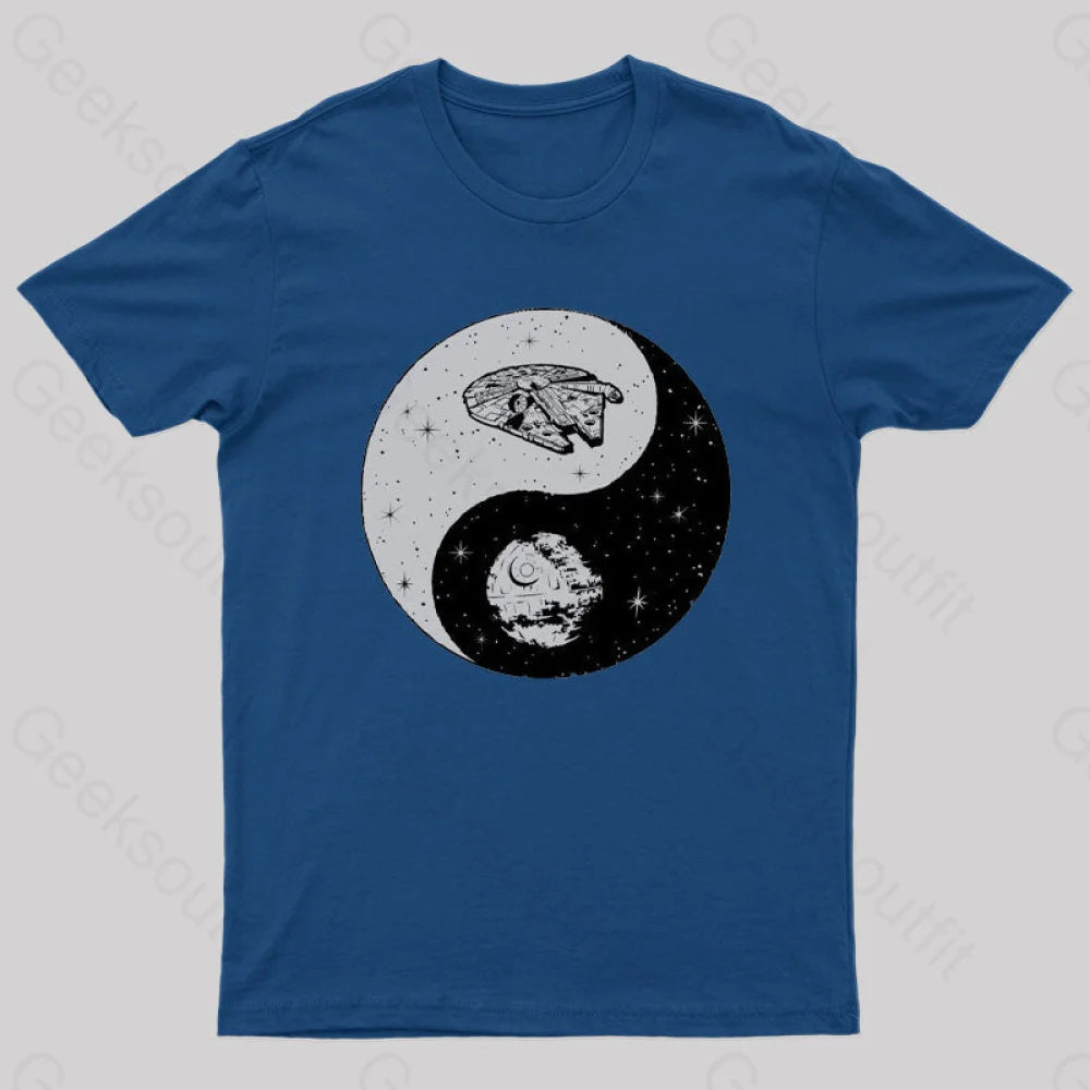 Jedi Sith Yin Yang T-Shirt Navy / S
