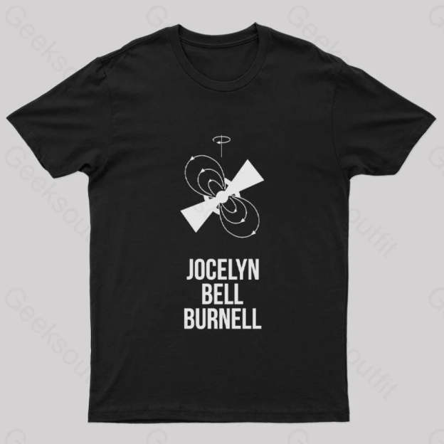 Jocelyn Bell Burnell Geek T-Shirt Black / S