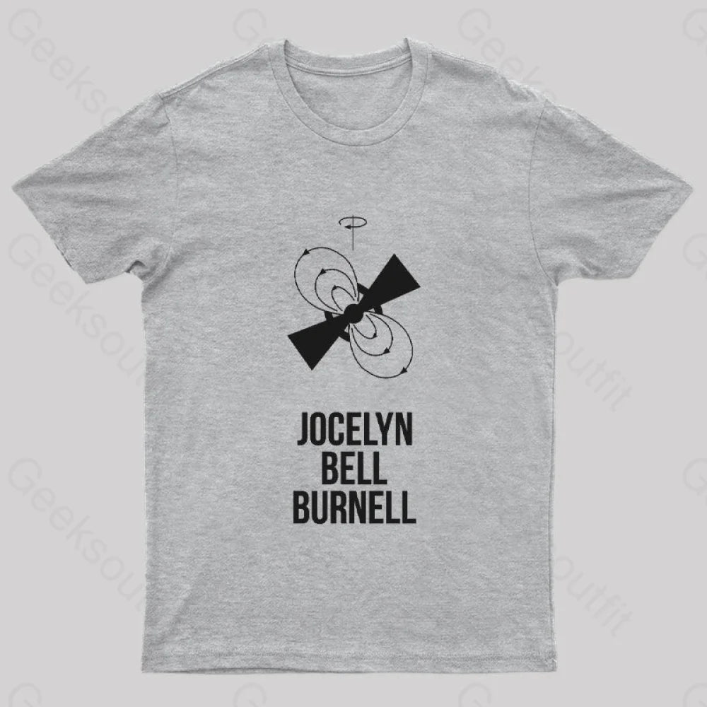 Jocelyn Bell Burnell Geek T-Shirt Grey / S