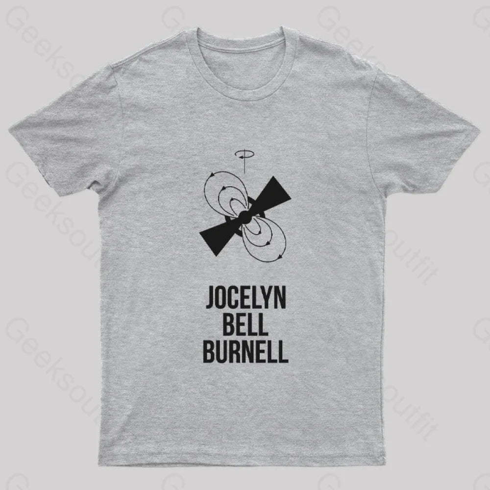 Jocelyn Bell Burnell Geek T-Shirt Grey / S