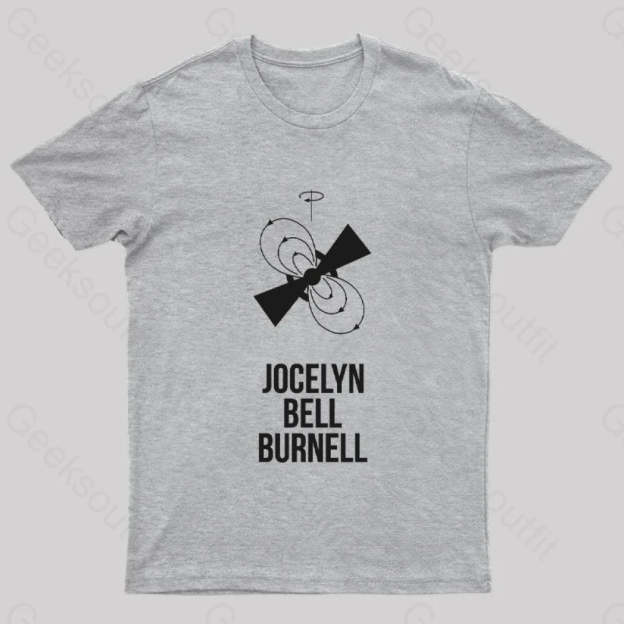 Jocelyn Bell Burnell Geek T-Shirt Grey / S