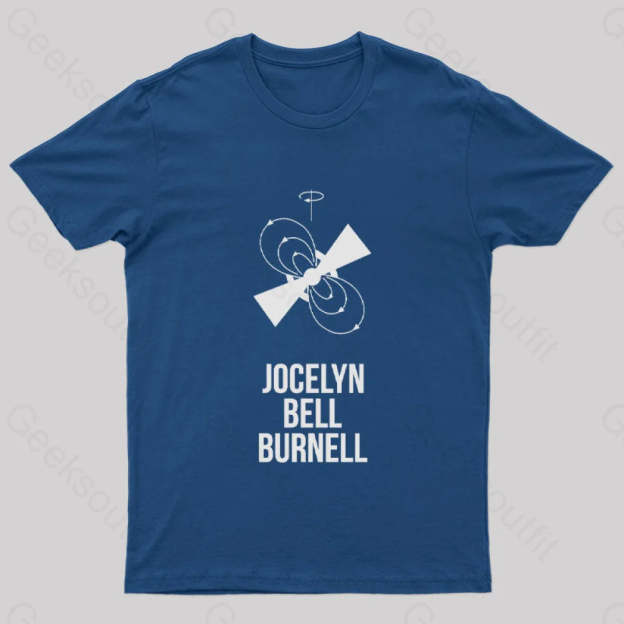 Jocelyn Bell Burnell Geek T-Shirt Navy / S
