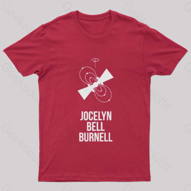 Jocelyn Bell Burnell Geek T-Shirt Red / S