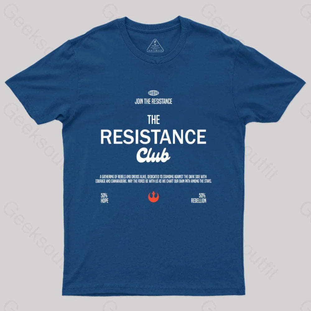 Join The Resistance Club T-Shirt Navy / S