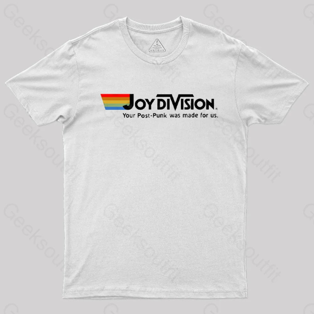 Geeksoutfit Joy Division Parody Vintage T-Shirt for Sale