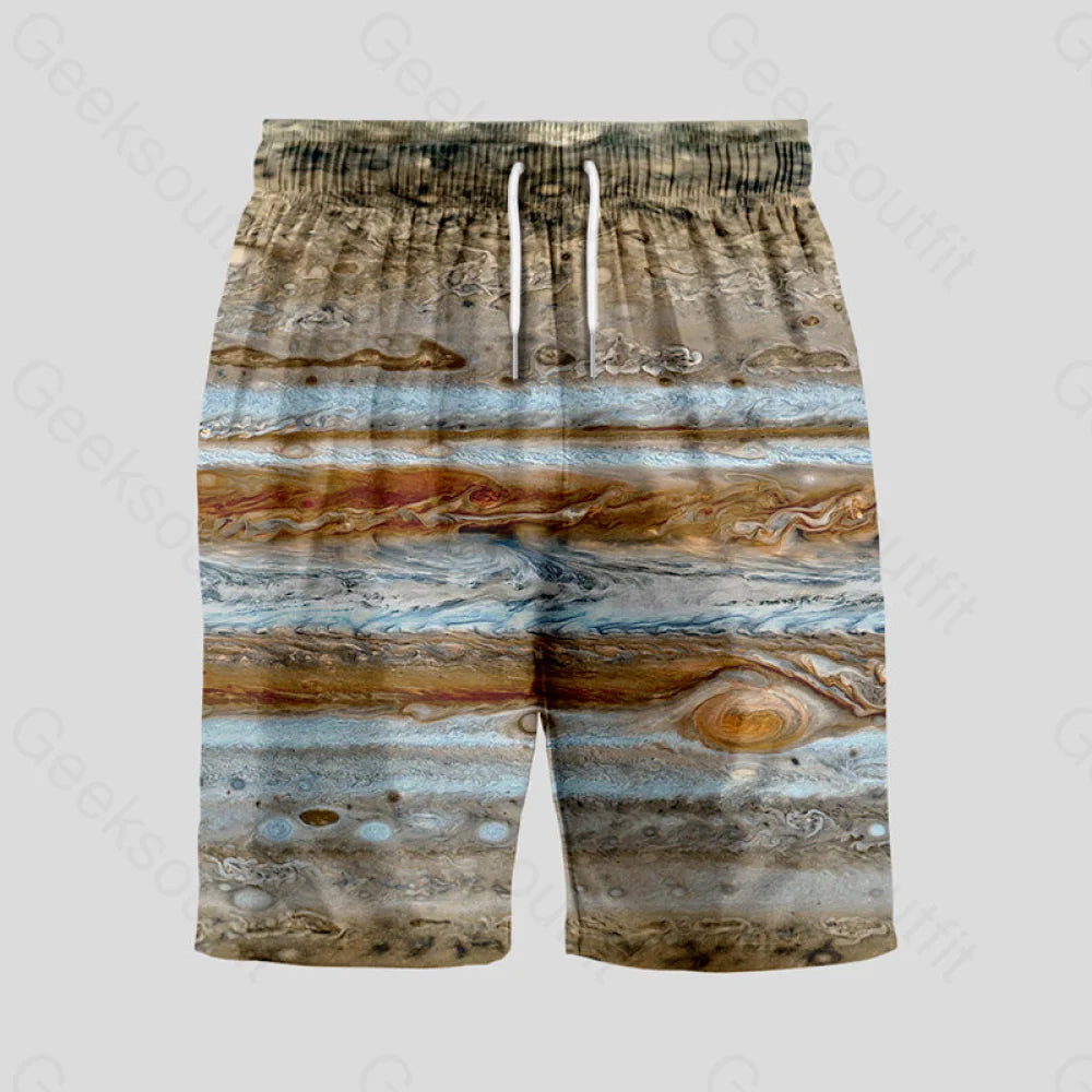 Jupiter Geeky Drawstring Shorts S