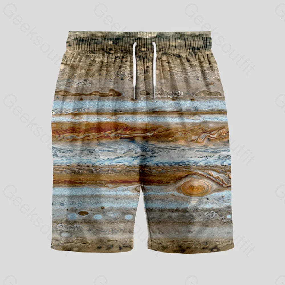 Jupiter Geeky Drawstring Shorts S