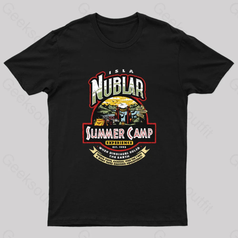Jurassic Camp T-Shirt Black / S