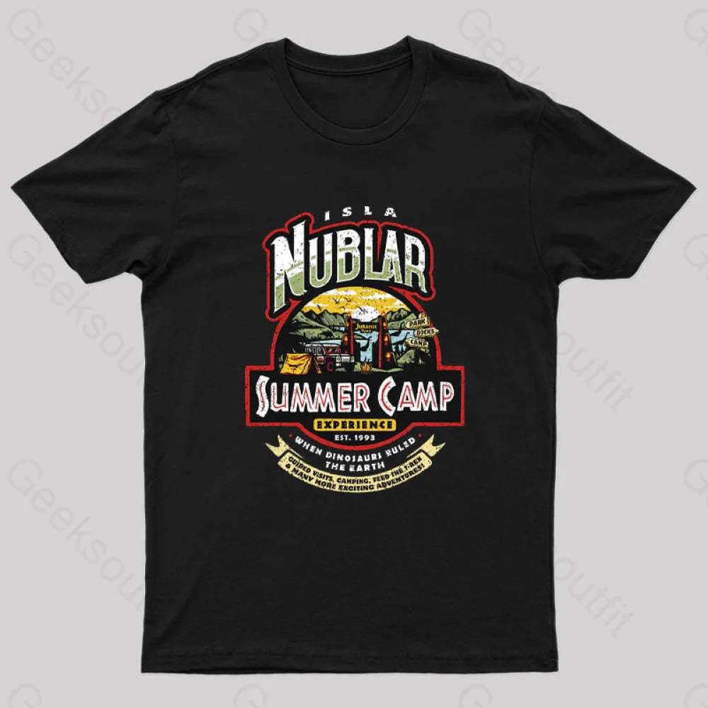Jurassic Camp T-Shirt Black / S