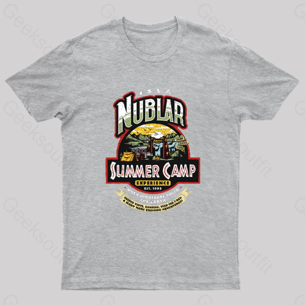 Jurassic Camp T-Shirt Grey / S