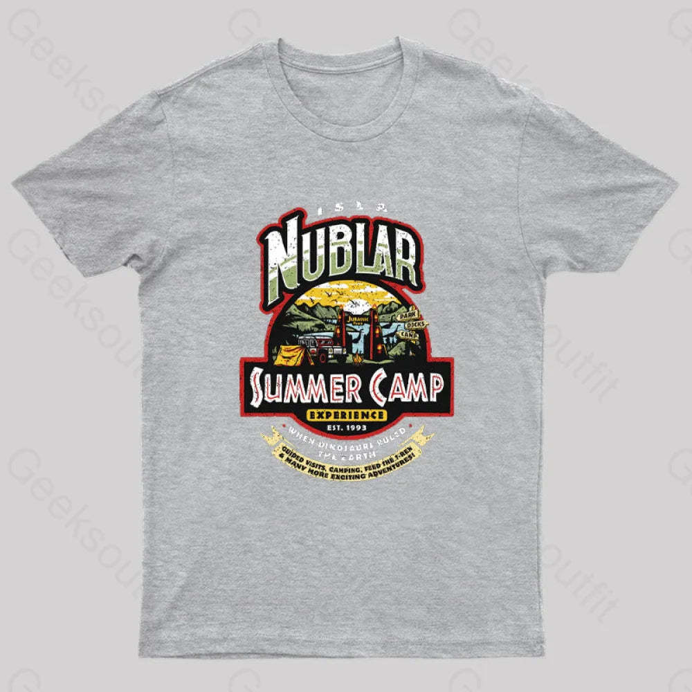 Jurassic Camp T-Shirt Grey / S