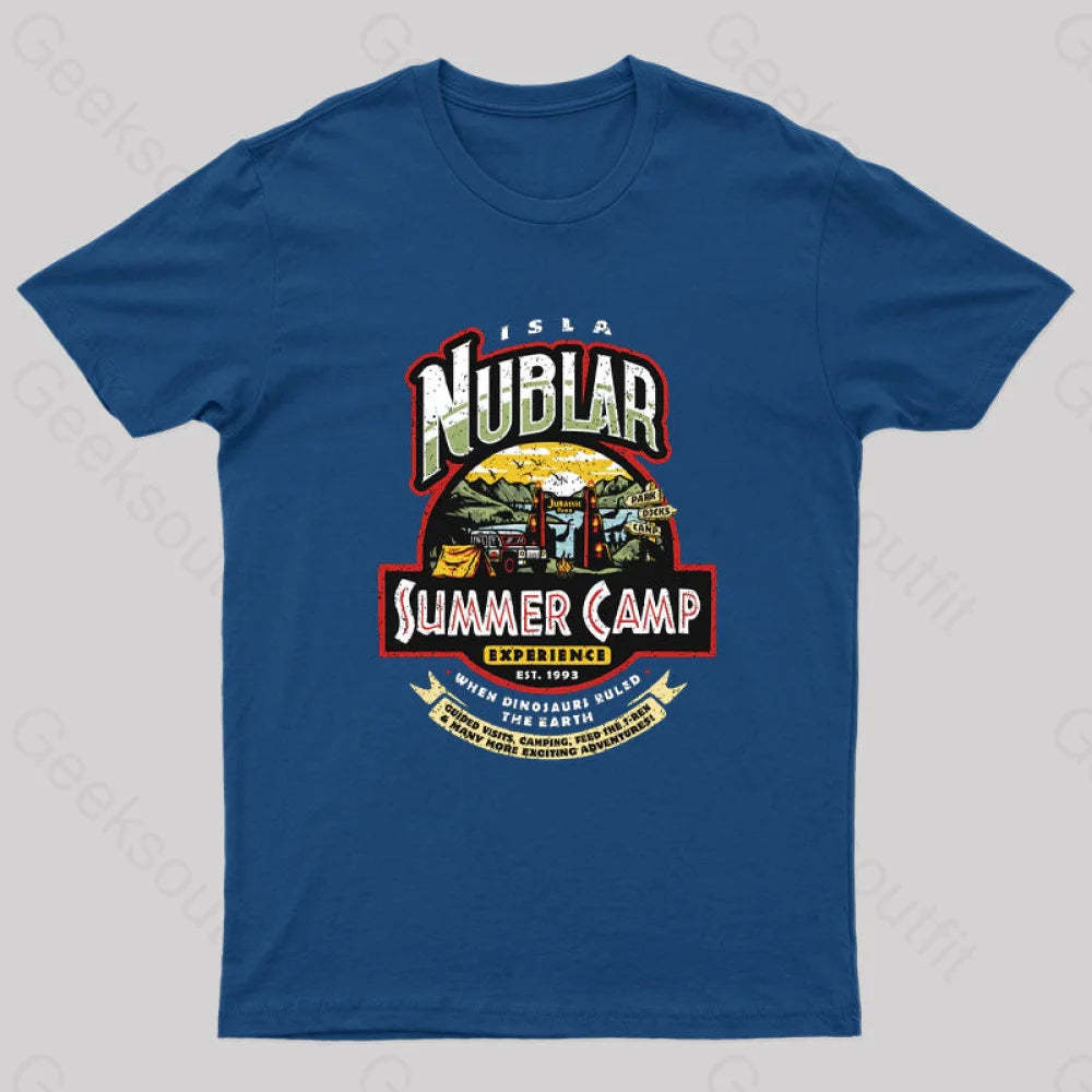 Jurassic Camp T-Shirt Navy / S