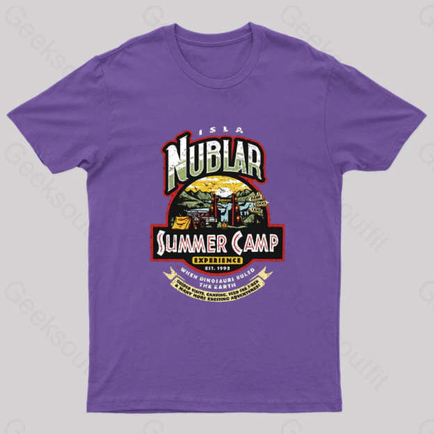 Jurassic Camp T-Shirt Purple / S