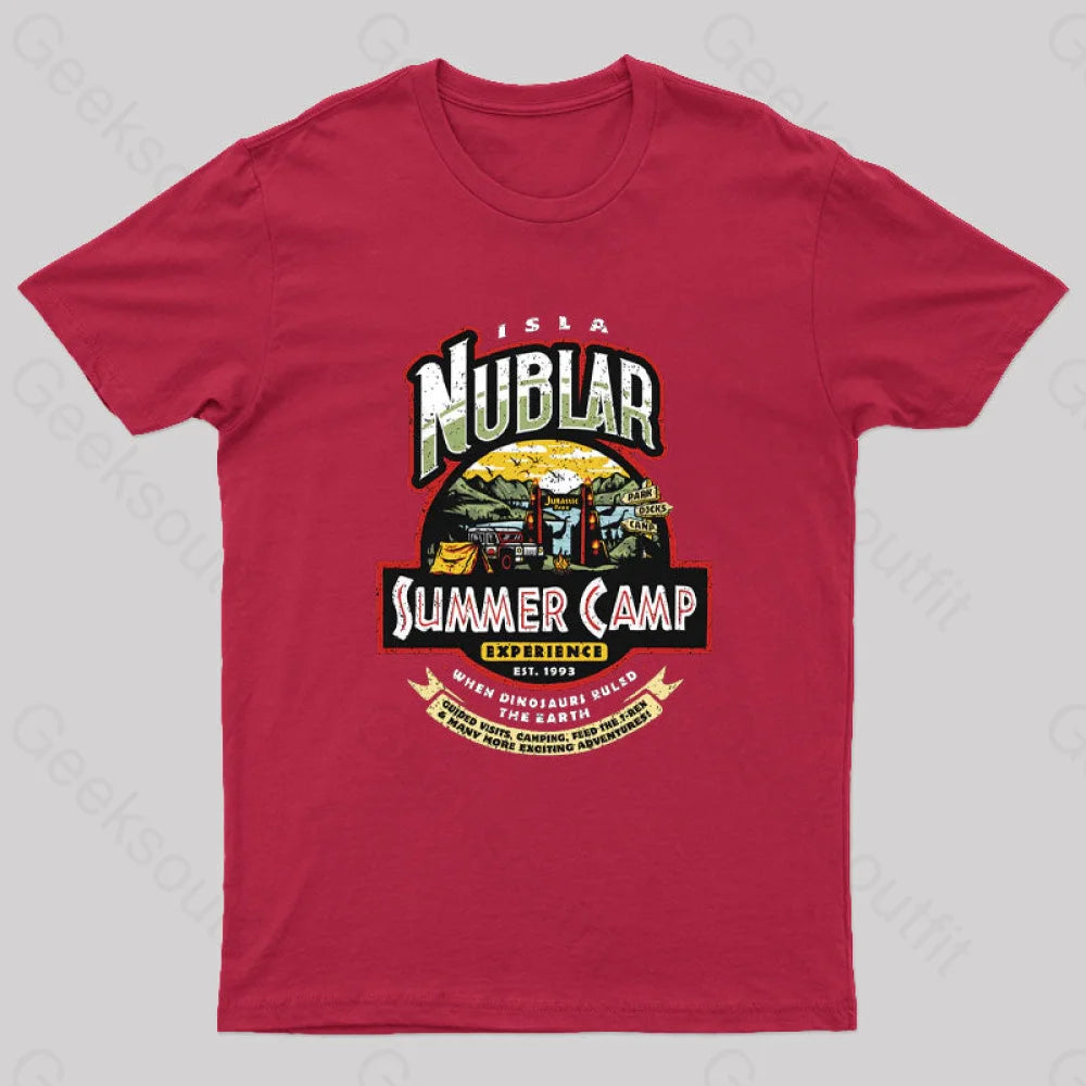 Jurassic Camp T-Shirt Red / S