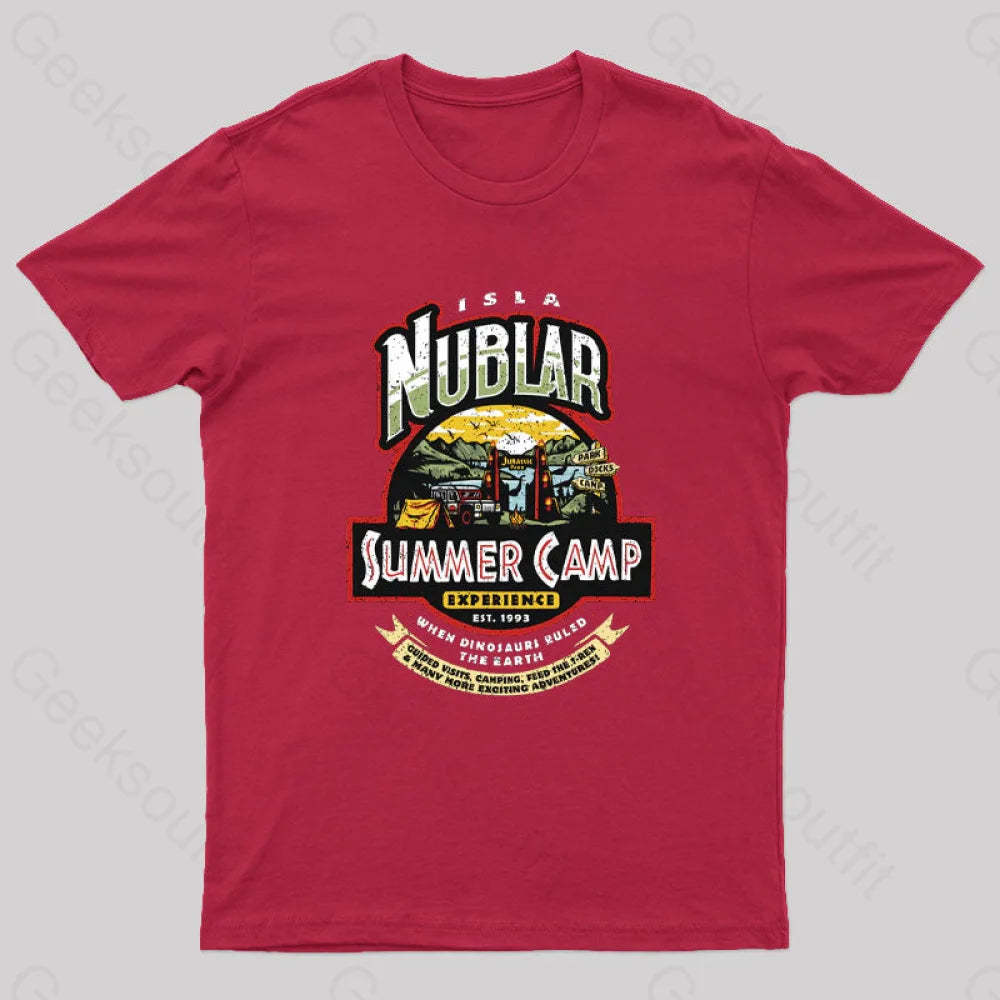 Jurassic Camp T-Shirt Red / S