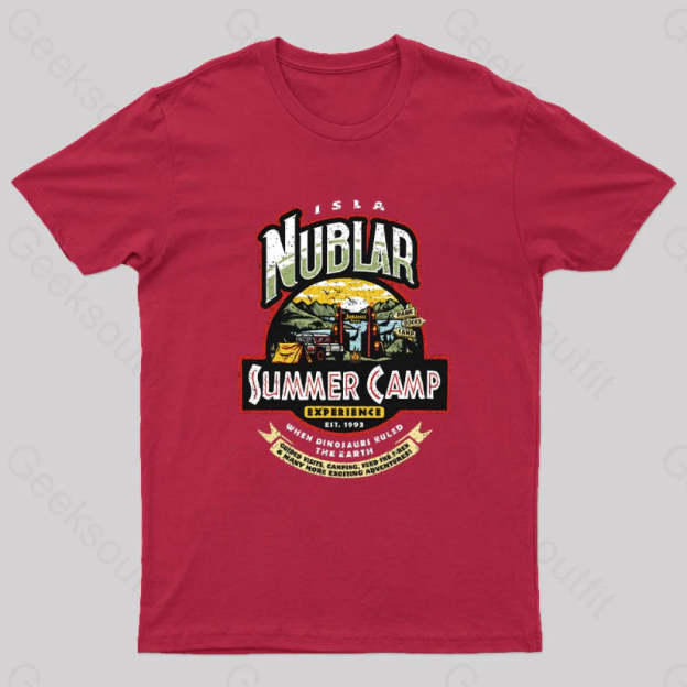 Jurassic Camp T-Shirt Red / S