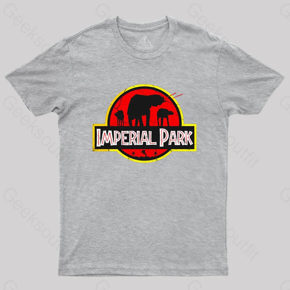 Jurassic Imperial Park T-Shirt Grey / S