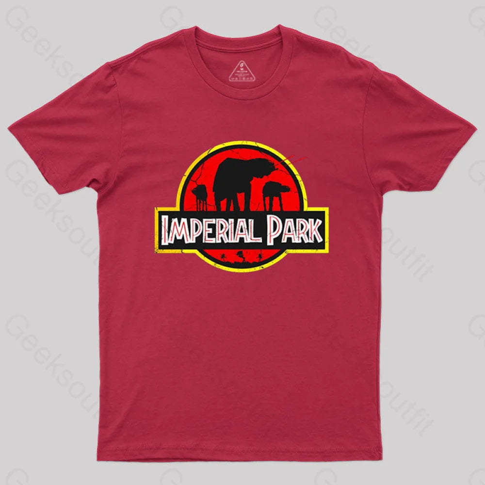 Jurassic Imperial Park T-Shirt Red / S