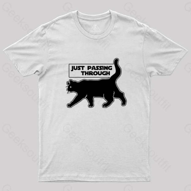 Just Passing Through T-Shirt White / S Yc