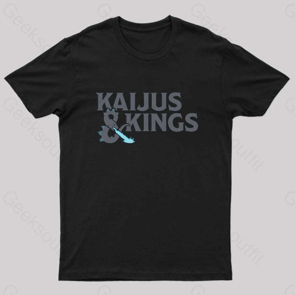 Kaijus Kings Nerd T-Shirt Black / S