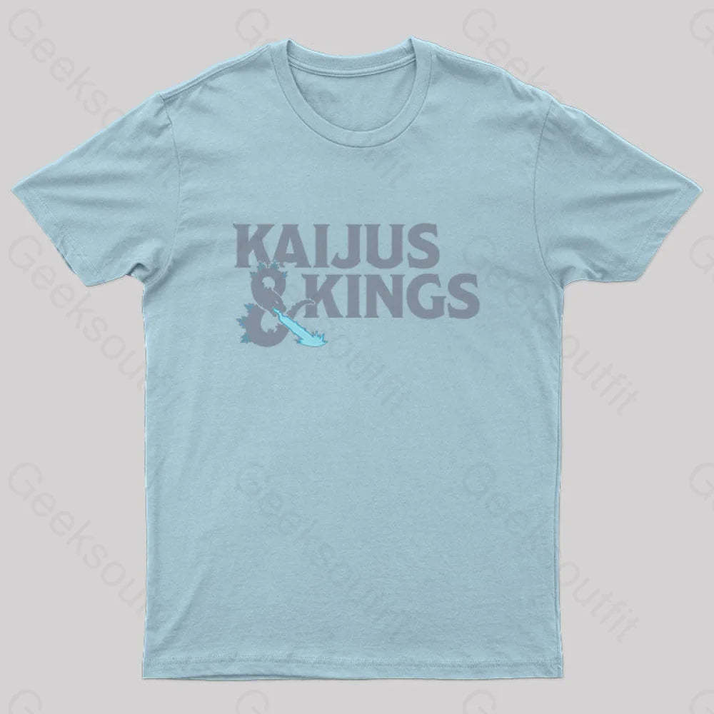 Kaijus Kings Nerd T-Shirt Light Blue / S