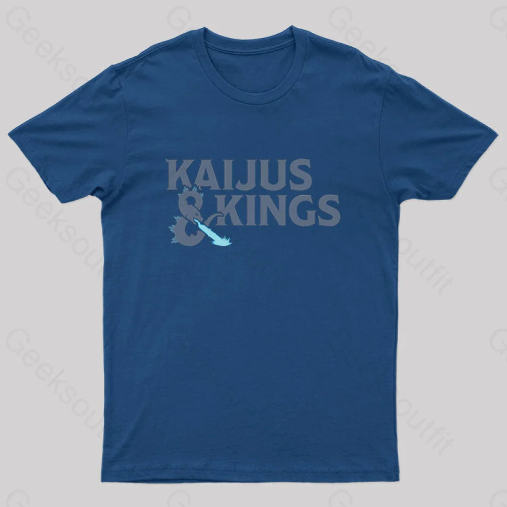 Kaijus Kings Nerd T-Shirt Navy / S