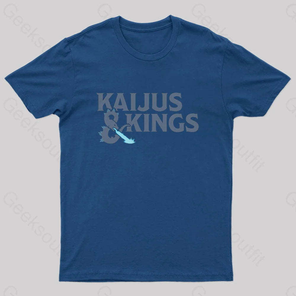 Kaijus Kings Nerd T-Shirt Navy / S