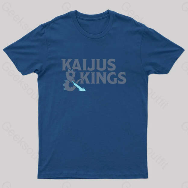Kaijus Kings Nerd T-Shirt Navy / S