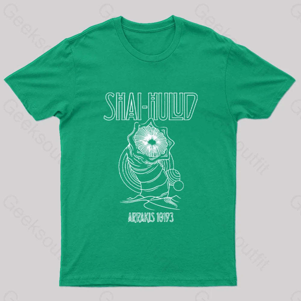 Kashmir Geek T-Shirt Green / S