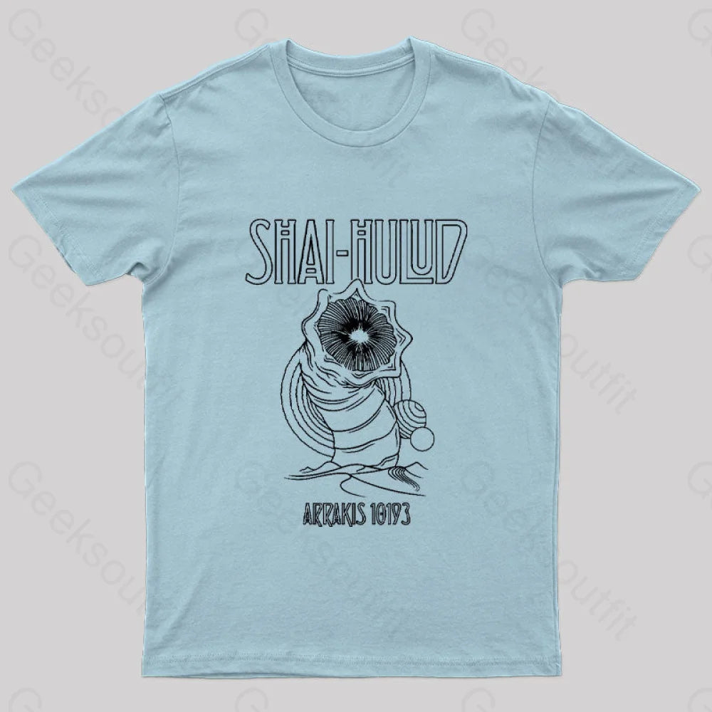 Kashmir Geek T-Shirt Light Blue / S