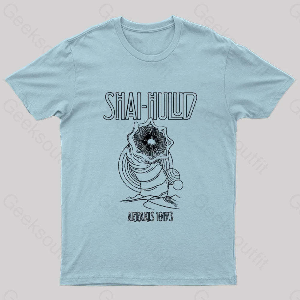 Kashmir Geek T-Shirt Light Blue / S