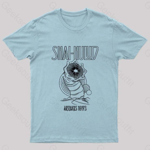 Kashmir Geek T-Shirt Light Blue / S