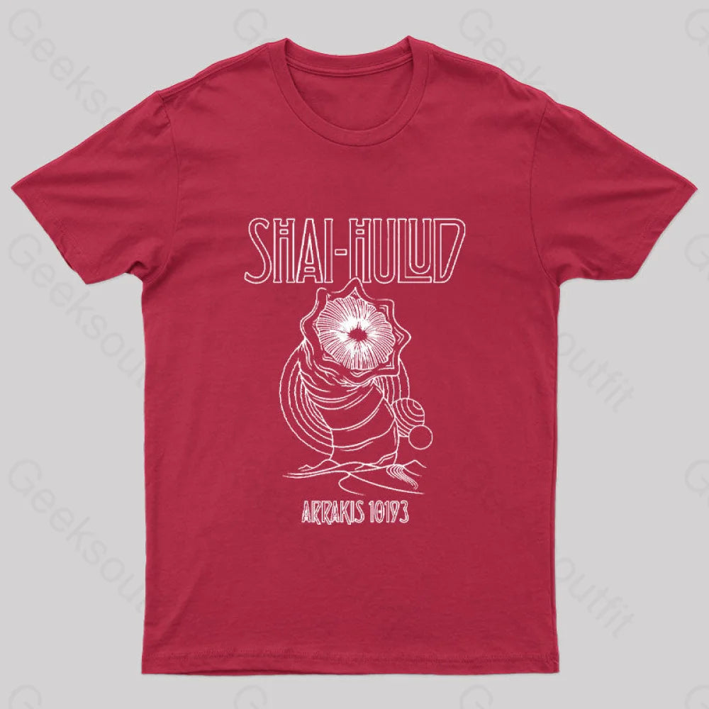 Kashmir Geek T-Shirt Red / S