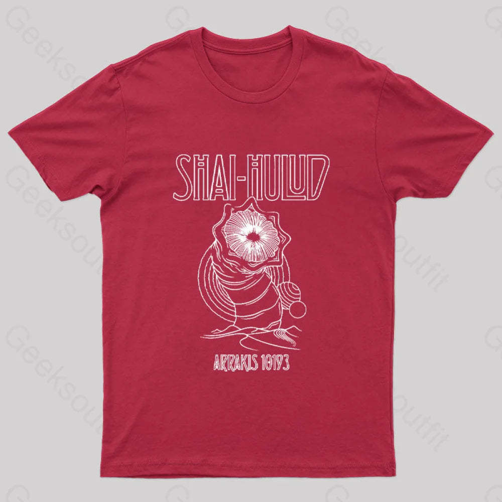 Kashmir Geek T-Shirt Red / S