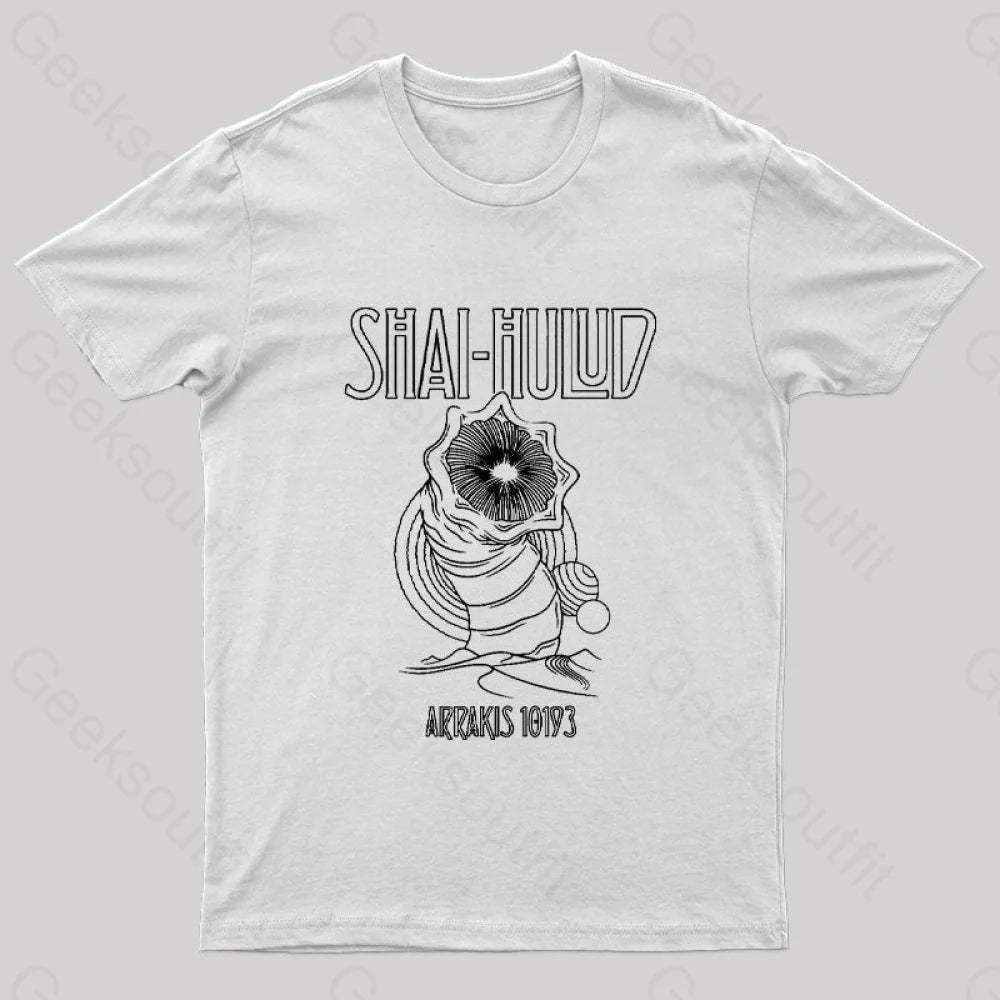 Kashmir Geek T-Shirt White / S