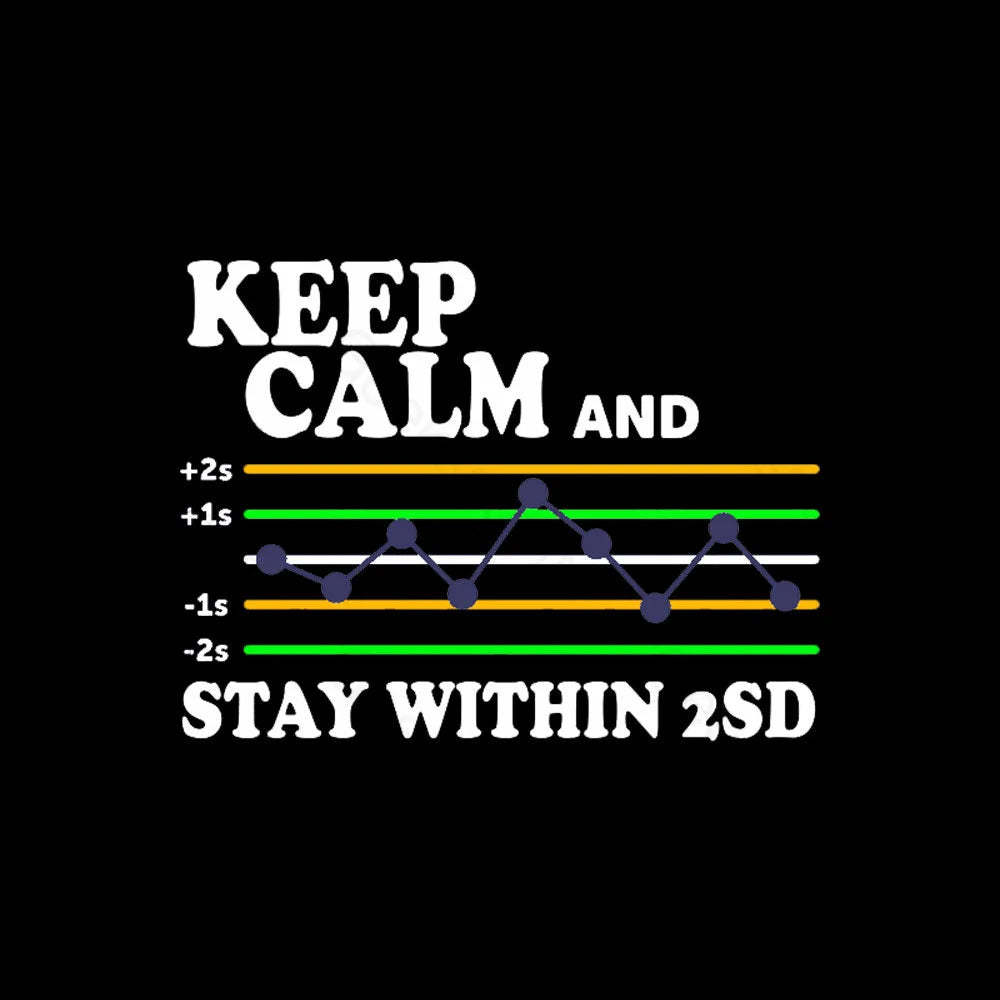 Keep Calm And Stay Within 2Sd Geek T-Shirt