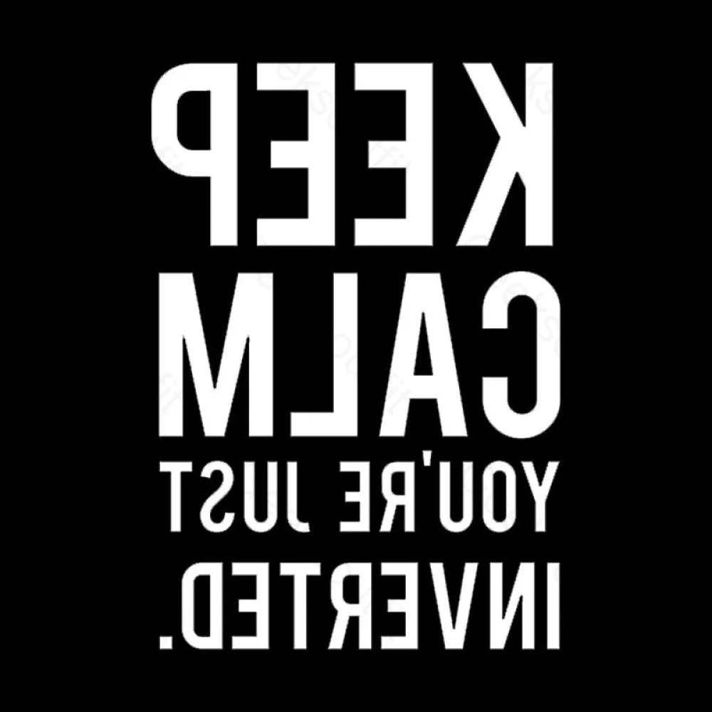 Keep Calm You’re Just Inverted Nerd T-Shirt