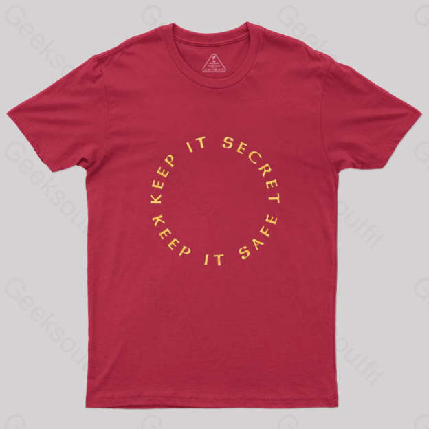 Keep It Secret Safe T-Shirt Red / S