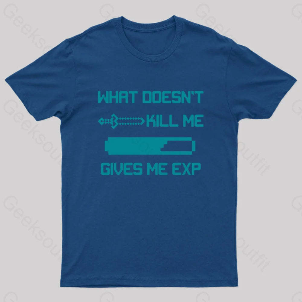 Kill And Get Exp Nerd T-Shirt Navy / S