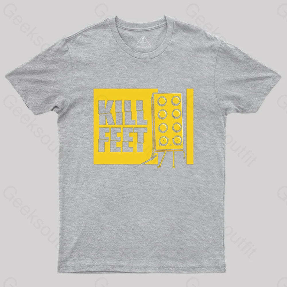 Kill Feet! T-Shirt Grey / S