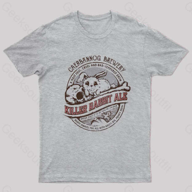 Killer Rabbit Ale T-Shirt Grey / S