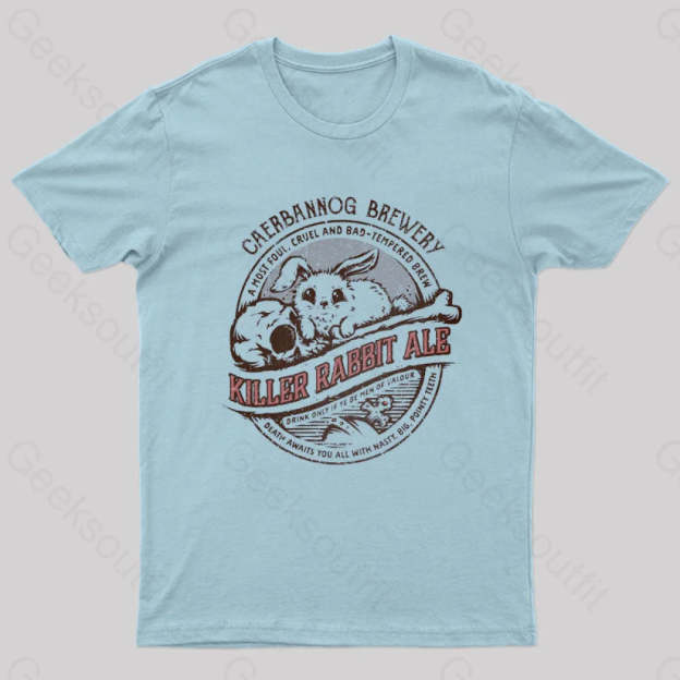 Killer Rabbit Ale T-Shirt Light Blue / S