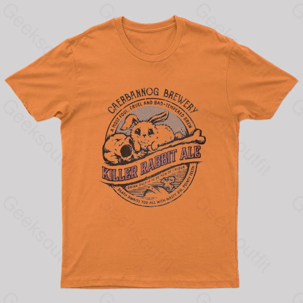 Killer Rabbit Ale T-Shirt Orange / S