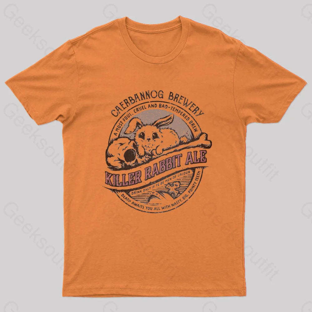 Killer Rabbit Ale T-Shirt Orange / S