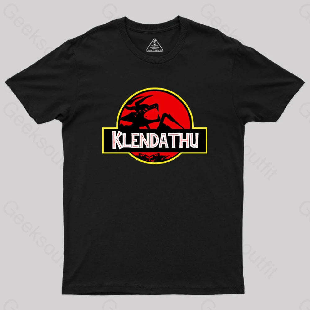 Klendathu Starship Troopers Geek T-Shirt Black / S