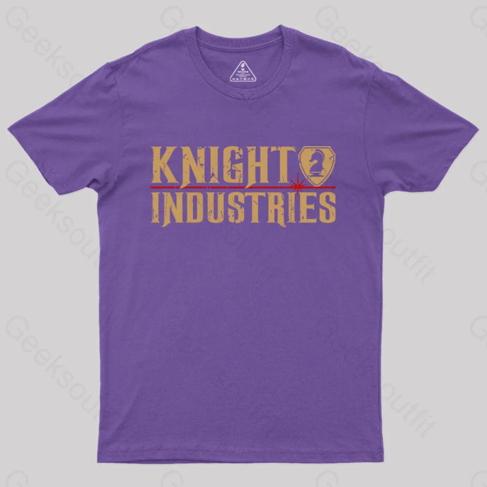 Knight Industries T-Shirt Purple / S Yc