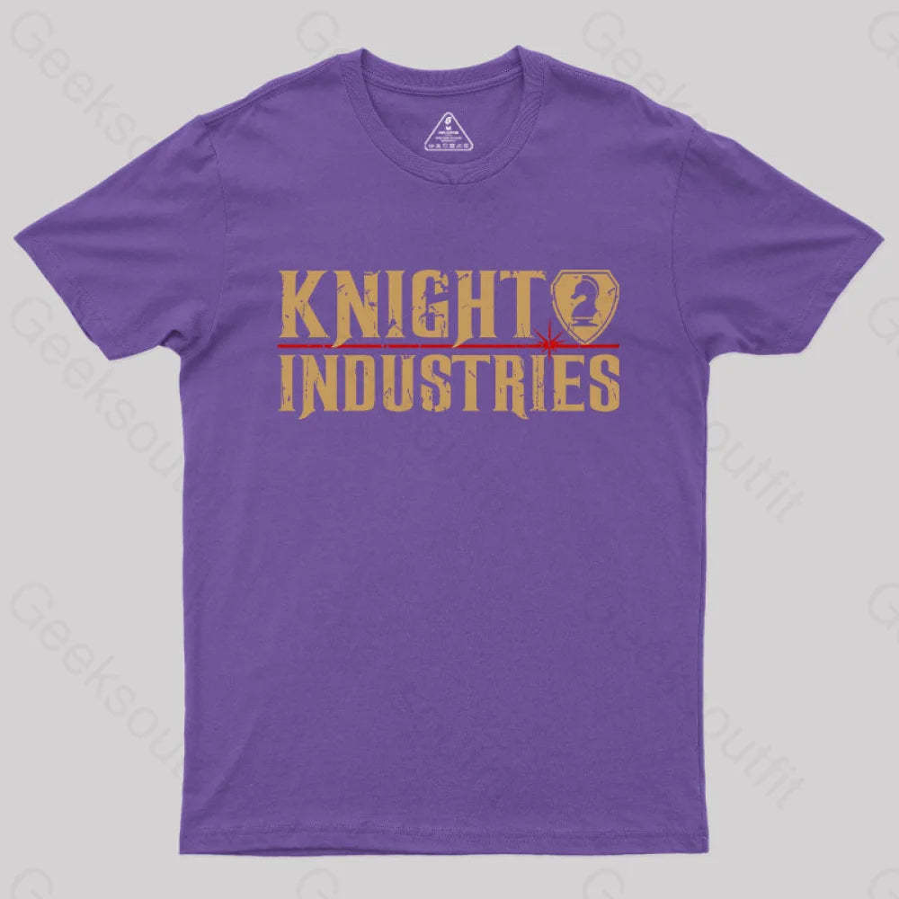 Knight Industries T-Shirt Purple / S Yc